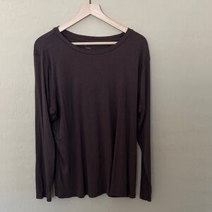 A new day brown ribbed long sleeve 2x